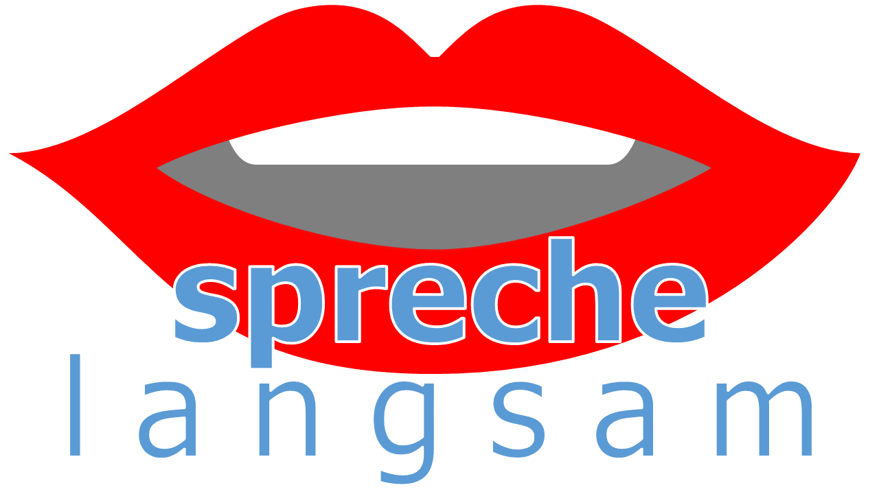 spreche langsam